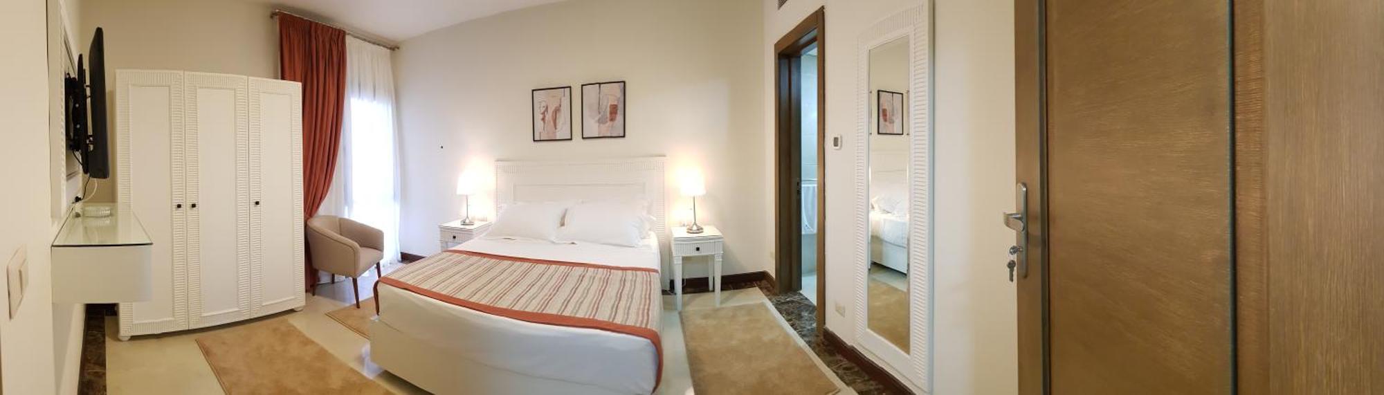 Apartment Sunny Duplex With Pool Access In Porto-newcairo Mall